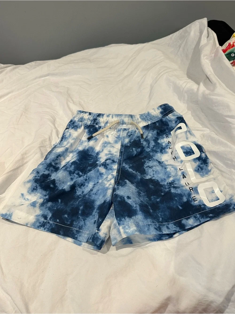 Polo by Ralph Lauren Blue Tie-Dye swim trunks Shorts